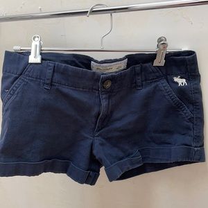 Navy Abercrombie Kids Shorts